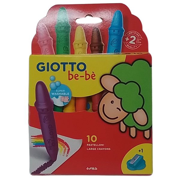 GIOTTO - BE-BE CONF. 10 PASTELLONI + TEMPERINO