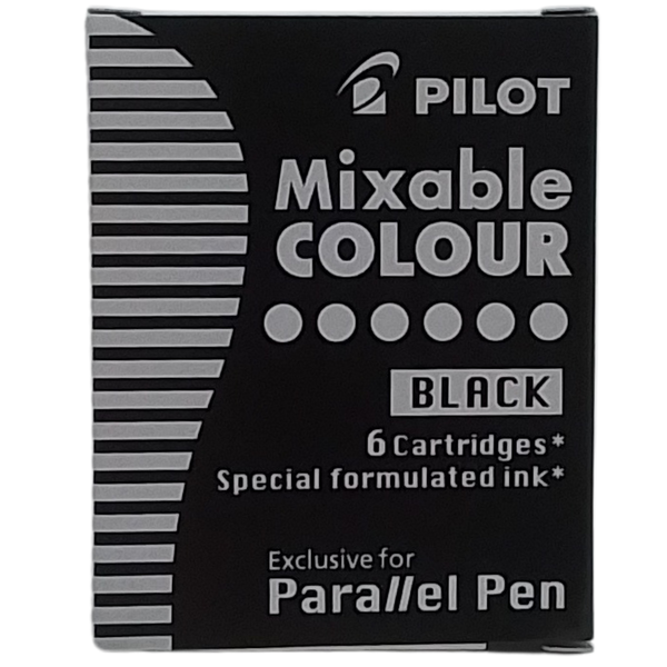 PILOT - CONF. 6 CARTUCCE PER PARALLEL PEN MIXABLE COLOUR NERO