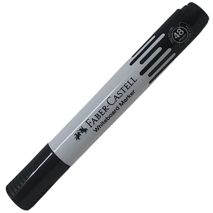 FABER-CASTELL - PENNARELLO DA LAVAGNA RICARICABILE PUNTA TONDA NERO