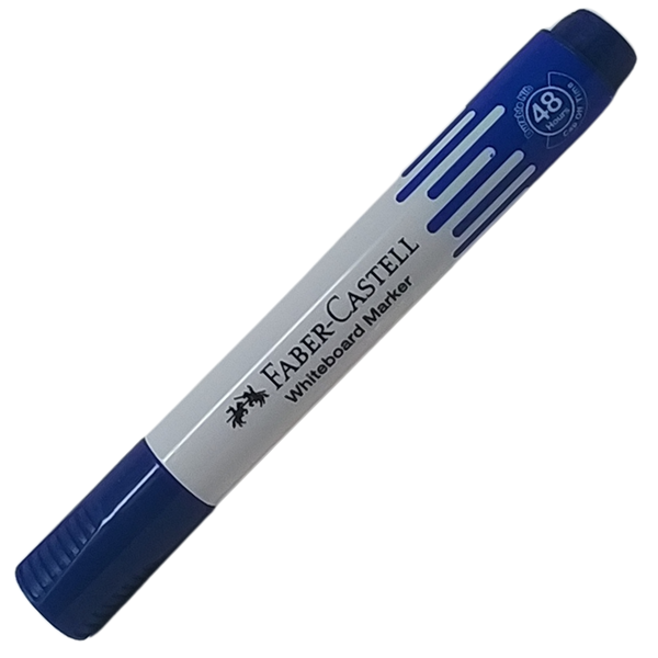 FABER-CASTELL - PENNARELLO DA LAVAGNA RICARICABILE PUNTA TONDA BLU