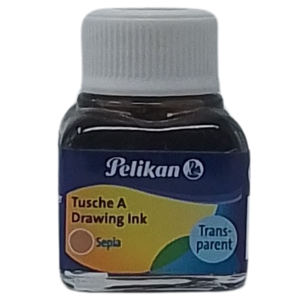 PELIKAN - INCHIOSTRO DI CHINA TRASPARENTE 15 SEPPIA