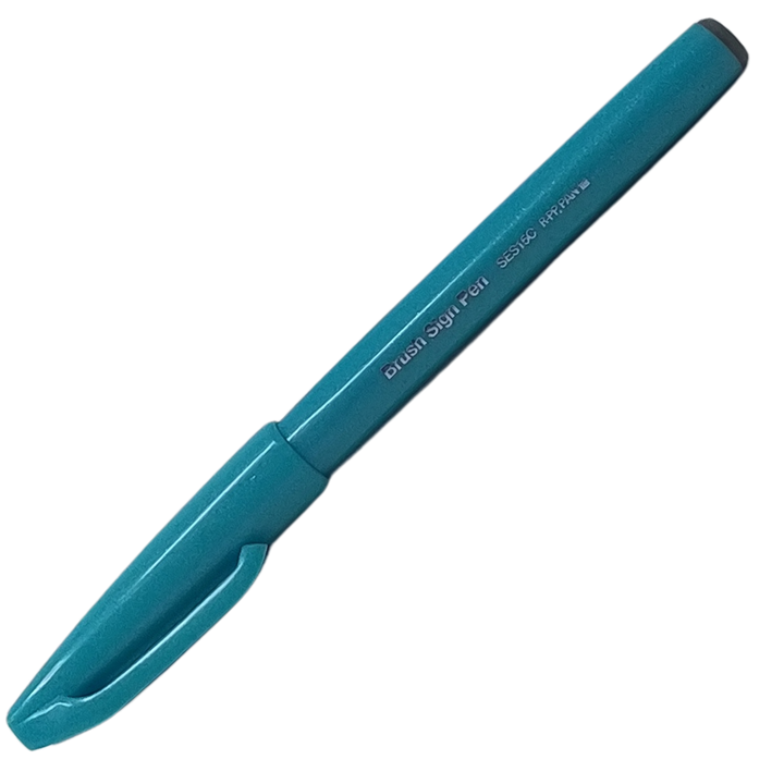 PENTEL - BRUSH SIGN PEN BLU PALLIDO