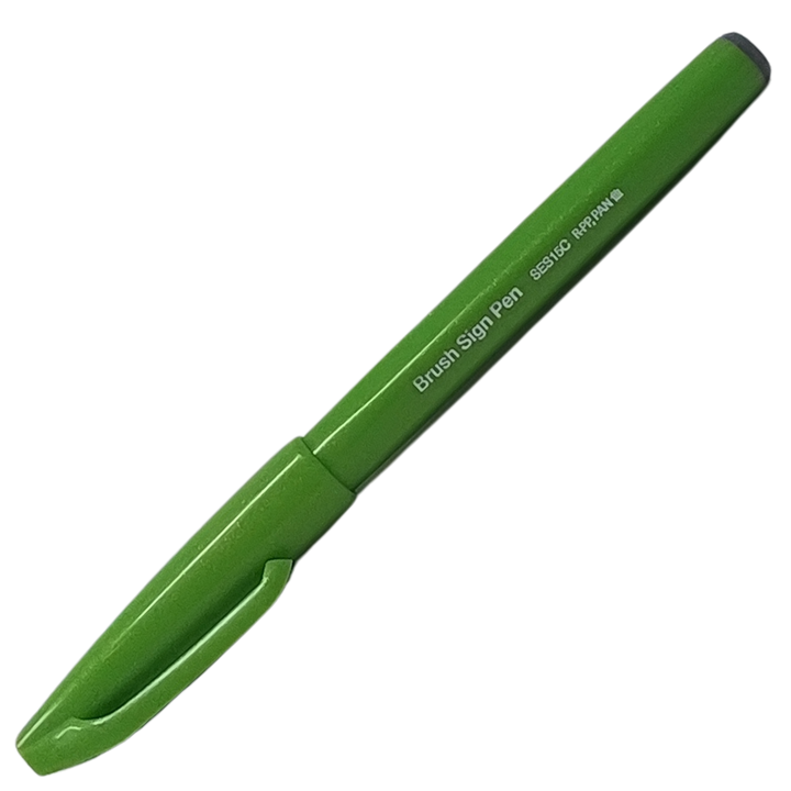 PENTEL - BRUSH SIGN PEN VERDE CHIARO