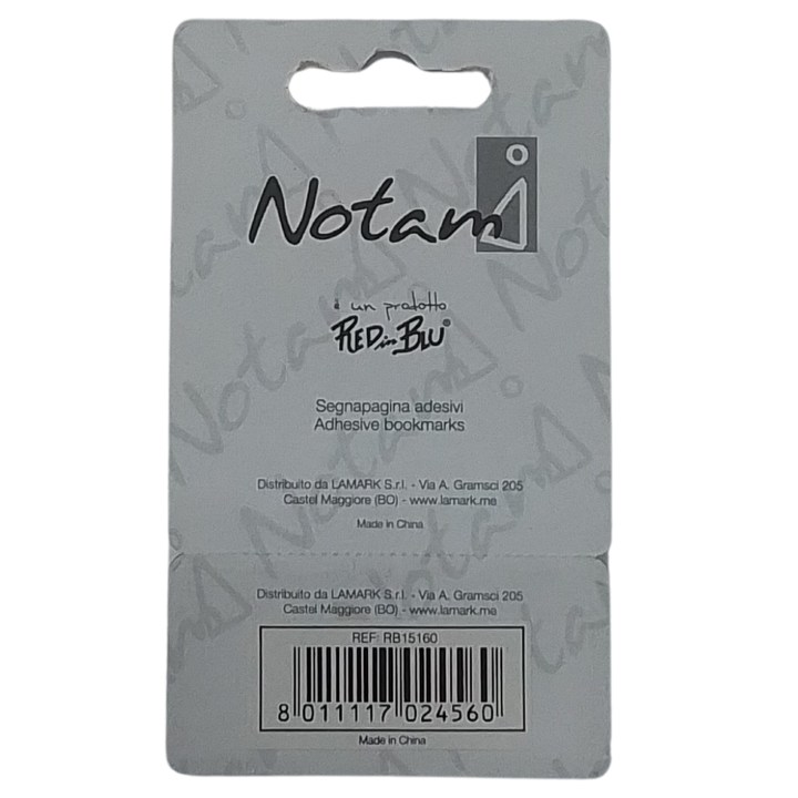 NOTAMI - BIG INDEX 50 SEGNAPAGINA ADESIVI RIPOSIZIONABILI 25X45MM ROSSI