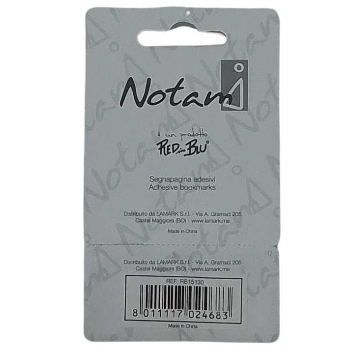 NOTAMI - BIG INDEX 50 SEGNAPAGINA ADESIVI RIPOSIZIONABILI 25X45MM BLU