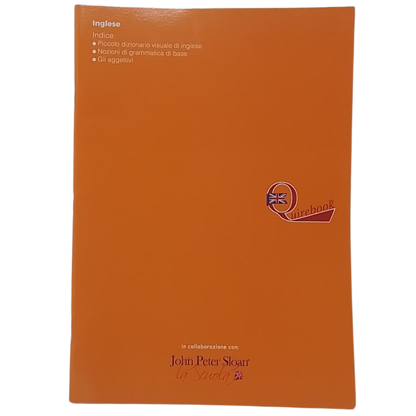 QUIREBOOK - QUADERNO DIDATTICO INGLESE (DIZIONARIO VISUALE, GRAMMATICA BASE, AGGETTIVI)