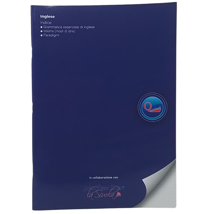 QUIREBOOK - QUADERNO DIDATTICO INGLESE (GRAMMATICA ESSENZIALE, IDIOMS, PARADIGMI)