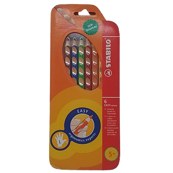 STABILO - EASYCOLORS CONF. 6 PASTELLI COLORATI ERGONOMICI PER MANCINI