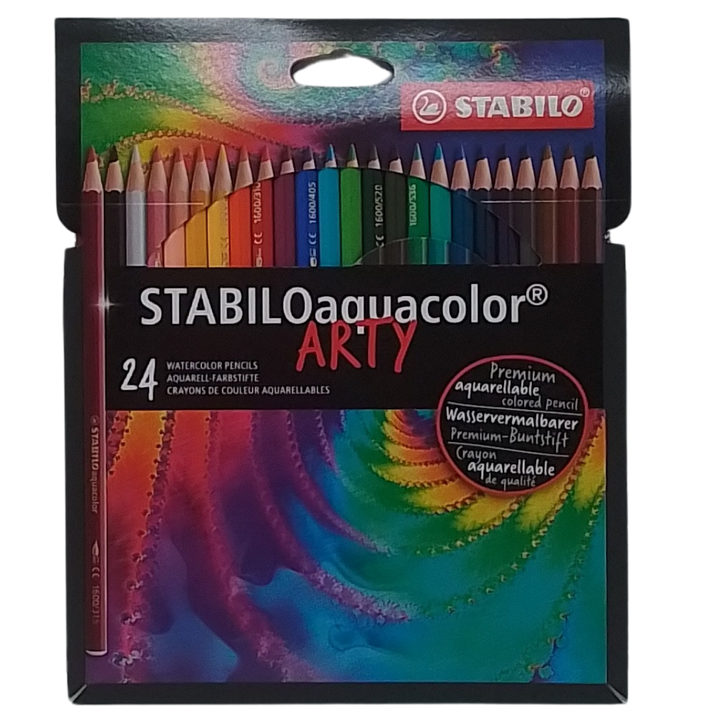 STABILO - AQUACOLOR ARTY CONF. 24 MATITE ACQUERELLABILI