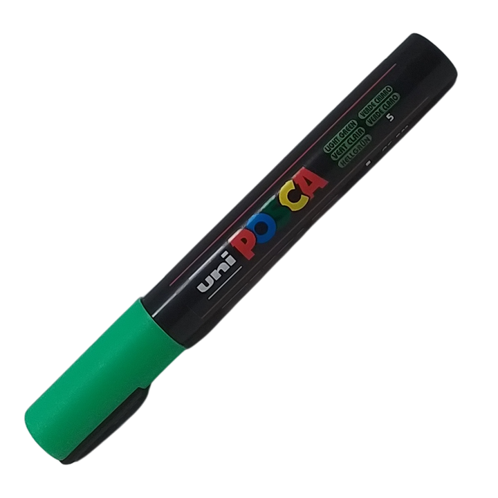 UNI - POSCA PENNARELLO A VERNICE PC-5M (PUNTA 1.8) 5 VERDE CHIARO