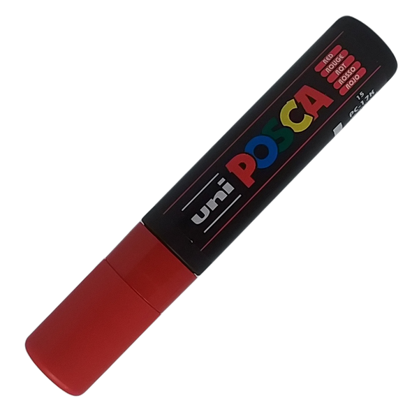 UNI - POSCA PENNARELLO A VERNICE PC-17K (PUNTA 15) 15 ROSSO
