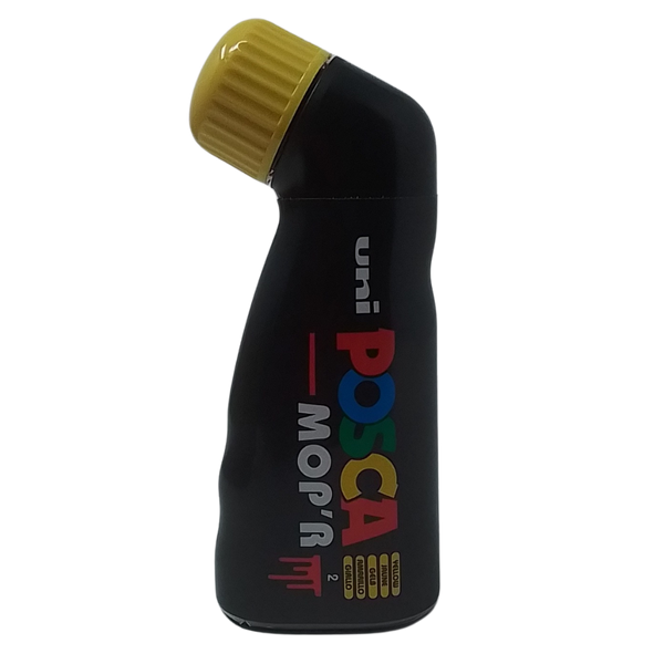 UNI - POSCA MOP'R PENNARELLO A VERNICE PCM-22 (PUNTA 3) 2 GIALLO