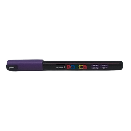 UNI - POSCA PENNARELLO A VERNICE PC-1MR (PUNTA 0.7) 12 VIOLA