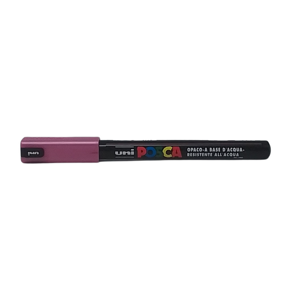 UNI - POSCA PENNARELLO A VERNICE PC-1MD (PUNTA EXTRA FINE) METAL PINK