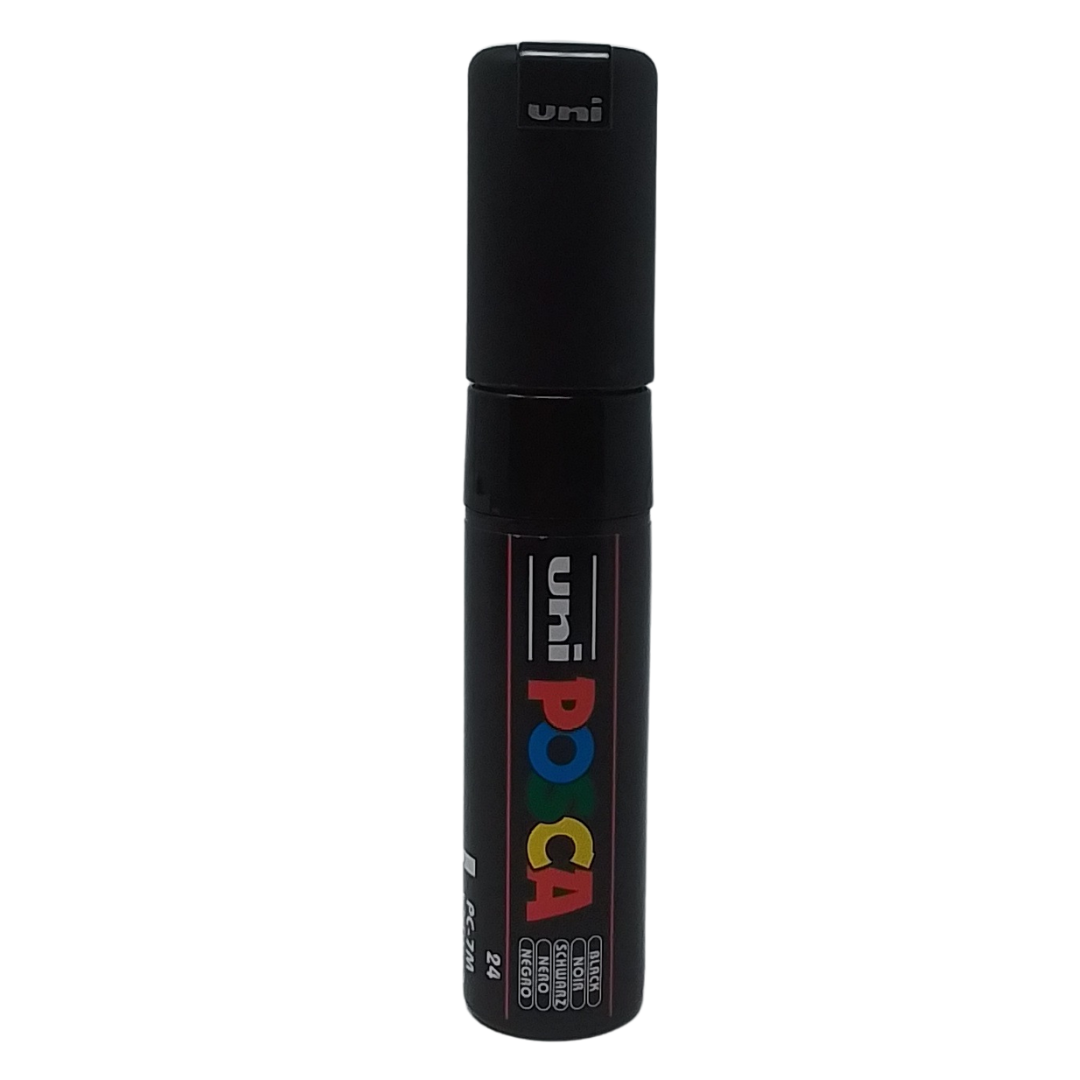 UNI - POSCA PENNARELLO A VERNICE PC-8K (SCALPELLO 8.0 MM) 24 NERO