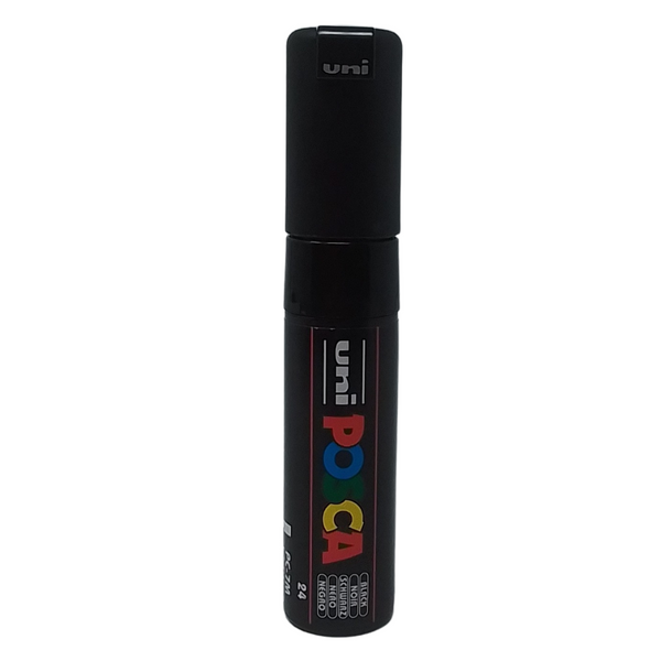 UNI - POSCA PENNARELLO A VERNICE PC-7M (BULLET SHAPED) 24 NERO