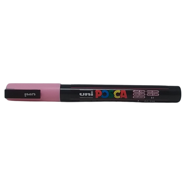 UNI - POSCA PENNARELLO A VERNICE PC-3M (0.9-1.3 MM) 51 ROSA CHIARO