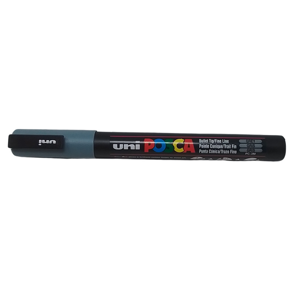 UNI - POSCA PENNARELLO A VERNICE PC-3M (PUNTA 0.9-1.3MM) 61 GRIGIO ARDESIA