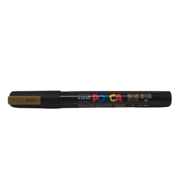 UNI - POSCA PENNARELLO A VERNICE PC-3M (PUNTA 0.9-1.3MM) 25 ORO