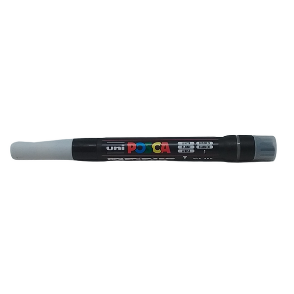 UNI - POSCA PENNARELLO A VERNICE PCF-350 (PUNTA BRUSH) 1 BIANCO