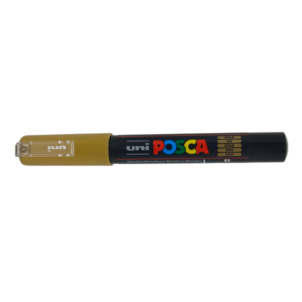 UNI - POSCA PENNARELLO A VERNICE PC-1M (PUNTA 0.7) 25 ORO