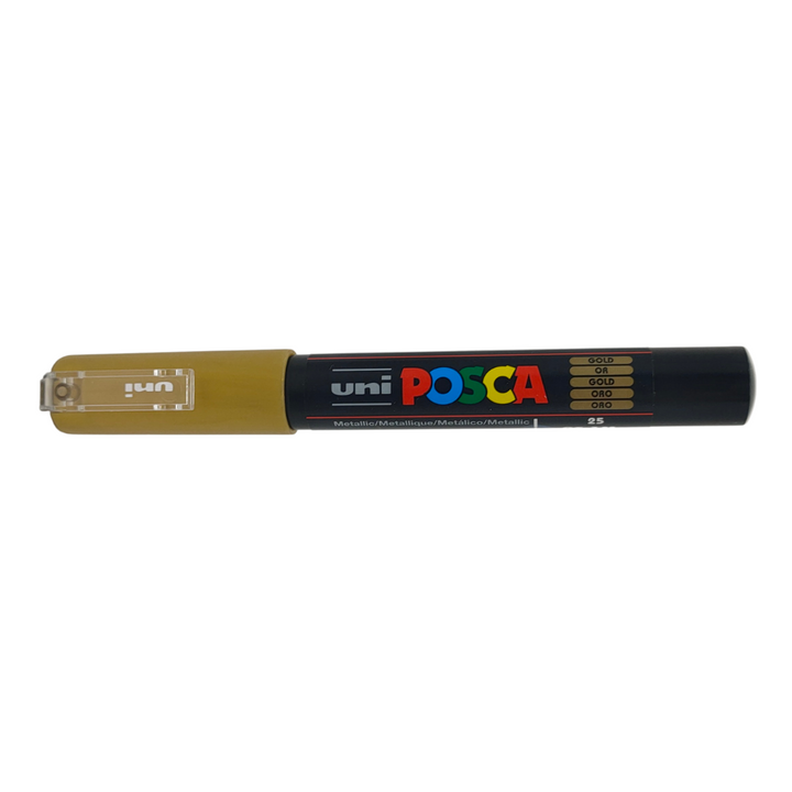 UNI - POSCA PENNARELLO A VERNICE PC-1M (PUNTA 0.7) 25 ORO