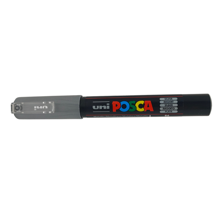 UNI - POSCA PENNARELLO A VERNICE PC-1M (PUNTA 0.7) 26 ARGENTO