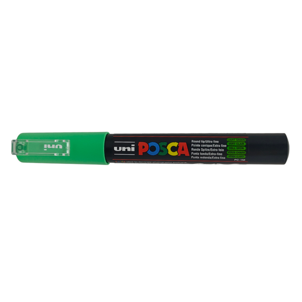 UNI - POSCA PENNARELLO A VERNICE PC-1M (PUNTA 0.7) 5 VERDE CHIARO