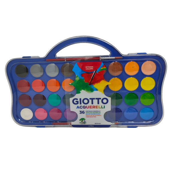GIOTTO - VALIGETTA 36 ACQUERELLI + PENNELLO