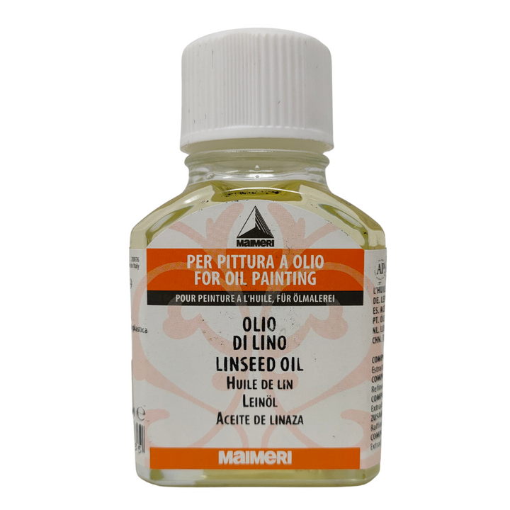 MAIMERI - OLIO DI LINO PER PITTURA A OLIO 75 ML