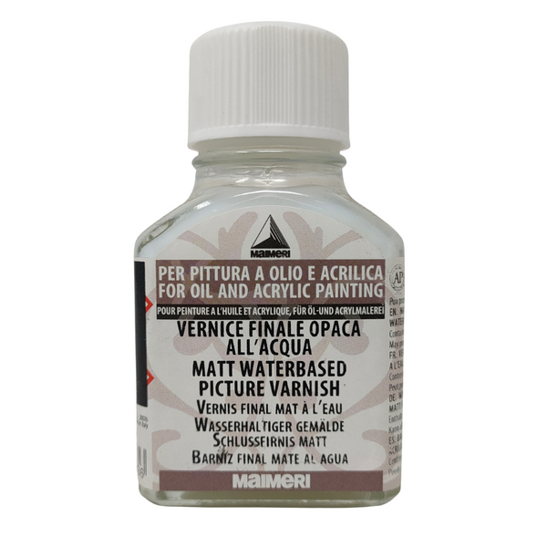 5346:MAIMERI - VERNICE FINALE OPACA PER PITTURA AD OLIO 75ML