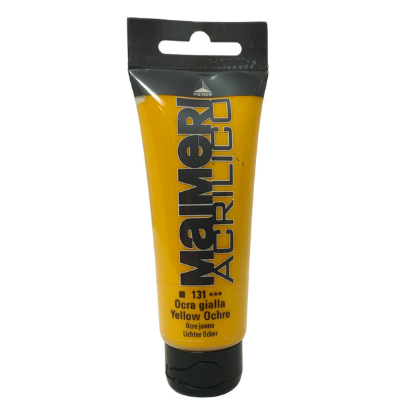 MAIMERI - TUBETTO ACRILICO 75 ML OCRA GIALLA 131