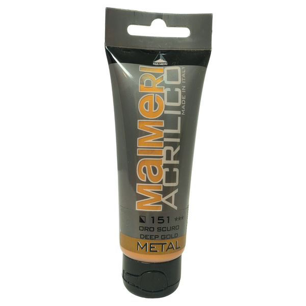 MAIMERI - TUBETTO ACRILICO 75ML ORO SCURO 151