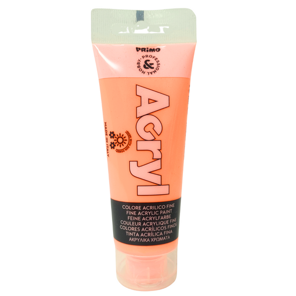 PRIMO - TUBETTO ACRYL 75ML ARANCIO FLUO 250