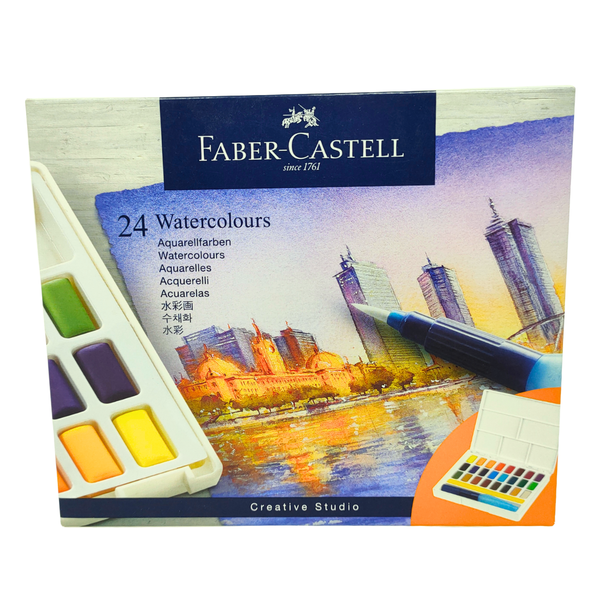 FABER-CASTELL - ASTUCCIO 24 ACQUERELLI