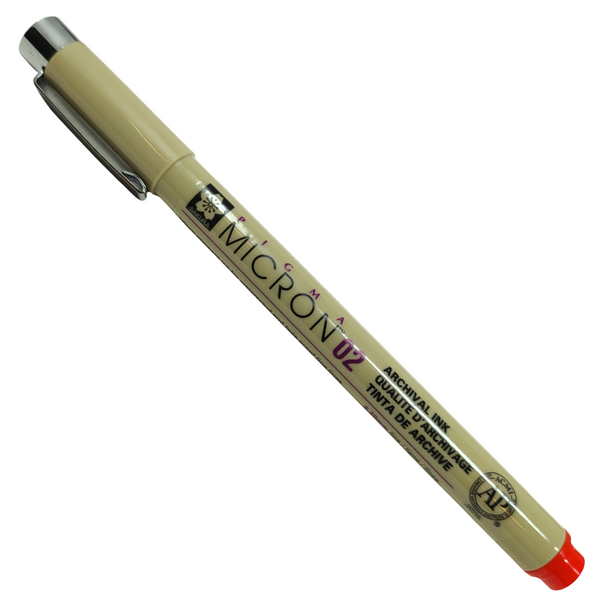 5410:PIGMA - MICRON FINE LINER PENNARELLO INDELEBILE (0.30MM) ROSSO 02