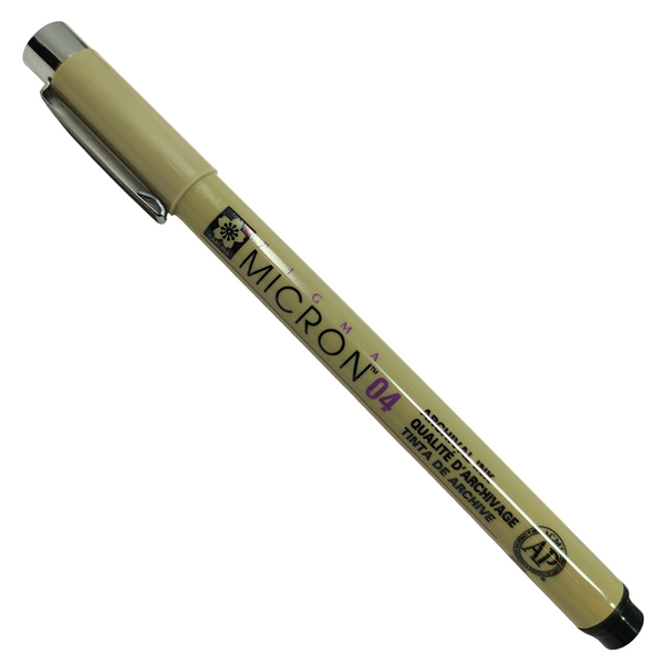 5412:PIGMA - MICRON FINE LINER PENNARELLO INDELEBILE (0.40MM) NERO 04