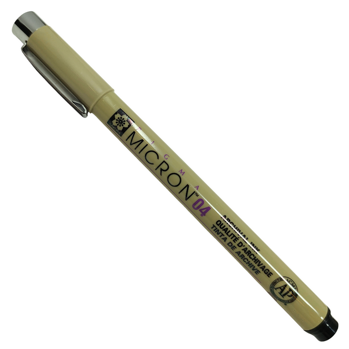 5412:PIGMA - MICRON FINE LINER PENNARELLO INDELEBILE (0.40MM) NERO 04