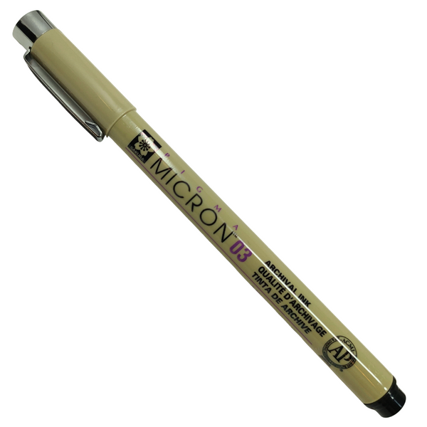 5425:PIGMA - MICRON FINE LINER PENNARELLO INDELEBILE (0.35MM) NERO 03