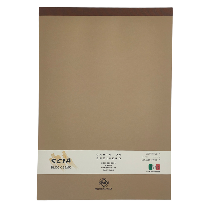 5450:MORGANTINA - BLOCCO SCIA CARTA DA SPOLVERO 120GR 35X50