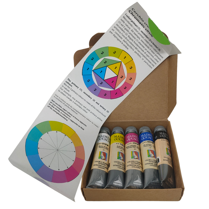 5457:MAIMERI - PRIMARY SET COLORI A TEMPERA EXTRAFINI 5X20ML