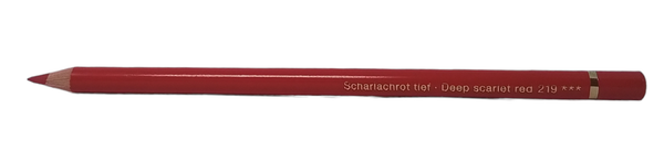 FABER-CASTELL - MATITE COLORATE POLYCHROMOS 219 DEEP SCARLET RED