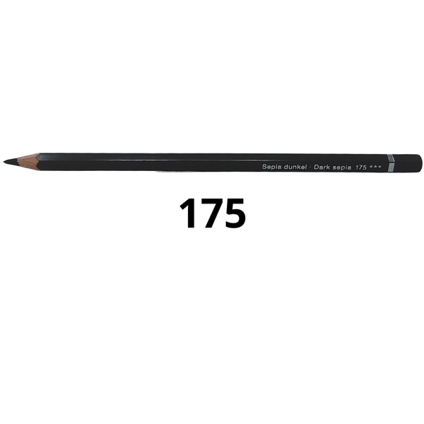 FABER-CASTELL - MATITE ACQUERELLABILI ALBRECHT DURER 175 DARK SEPIA