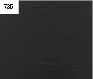 AMSTERDAM - ACRILICO STANDARD 20ML 735 NERO OSSIDO