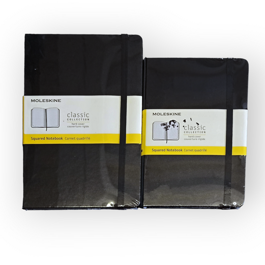 MOLESKINE - Taccuino a Quadretti Copertina Rigida o Flessibile