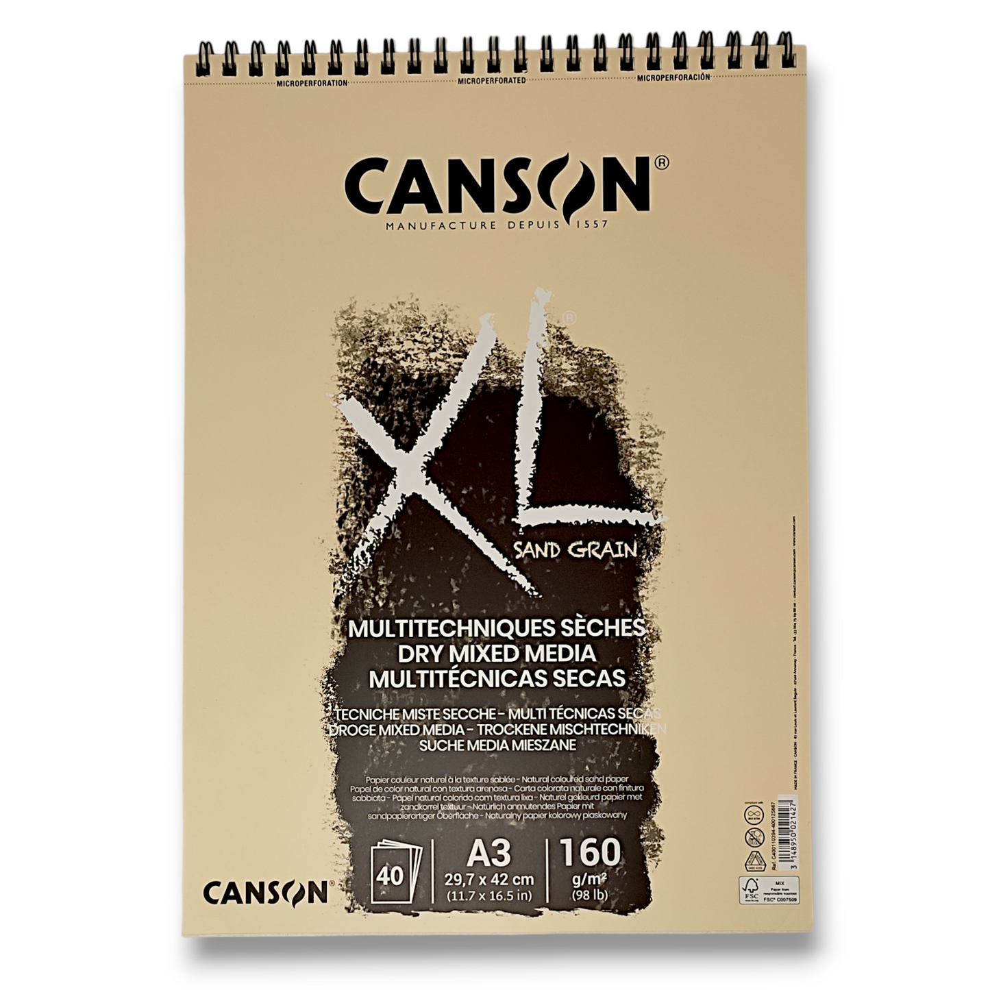 CANSON XL SAND GRAIN - Carta da tecniche miste secche
