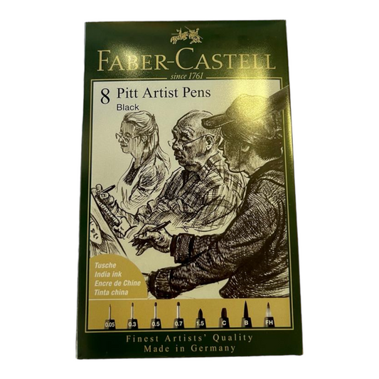 Faber Castell - 8 Pitt Artist Pens