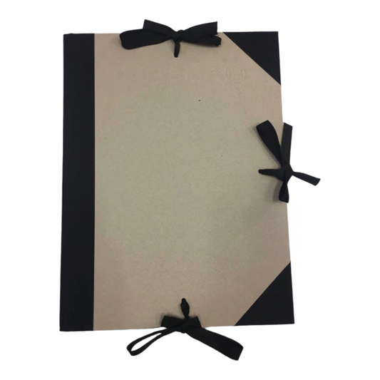 Faldone porta disegni nero e beige