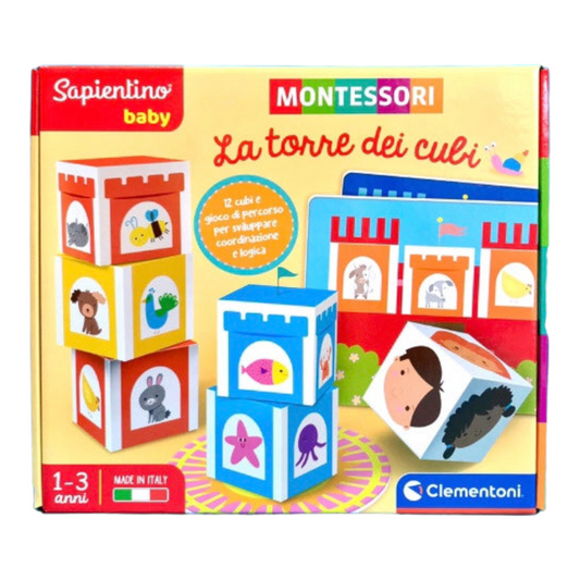 La torre dei cubi, Sapientino baby - Montessori