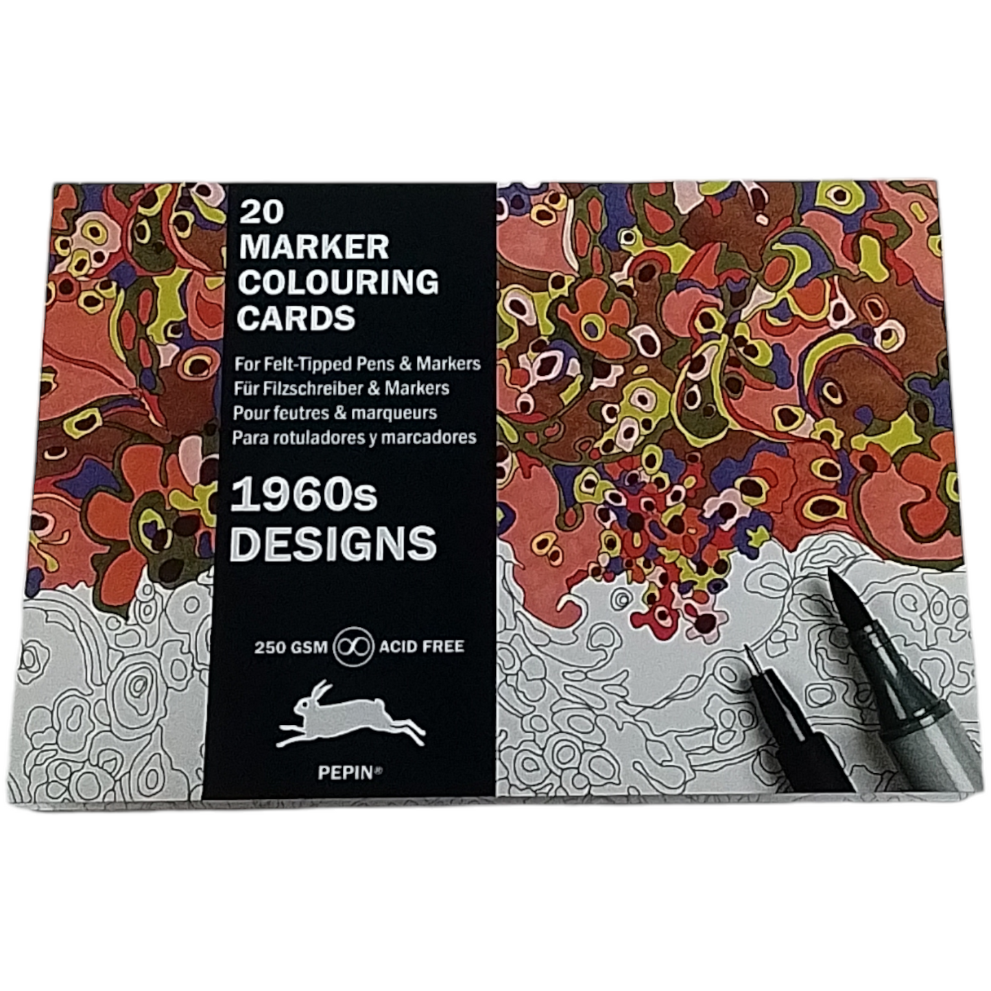 Pepin - Postcard Colouring Book